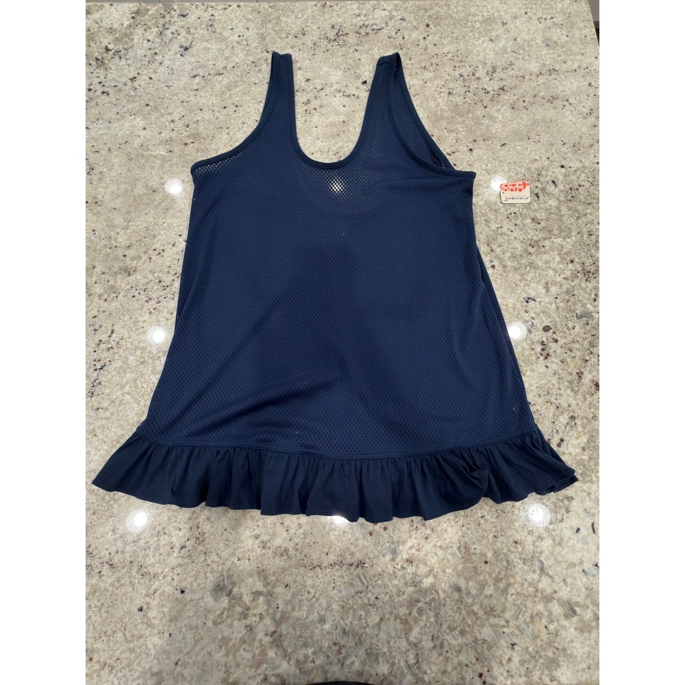 Free People Movement Twirl Tunic Tank Midnight Navy Size L‎ NWT